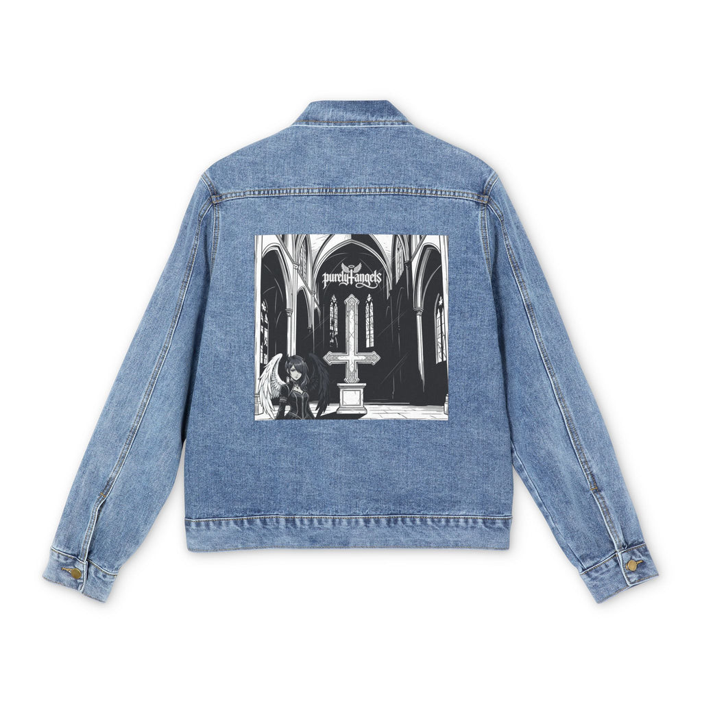 'purely4angels' Men's Denim Jacket
