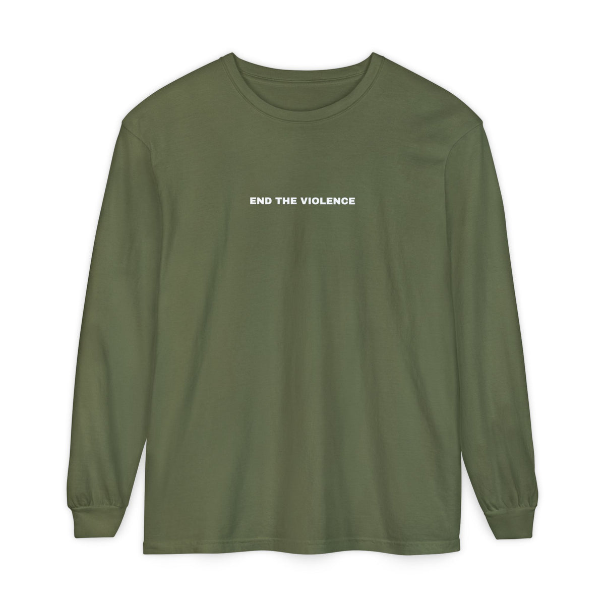 End The Violence Long Sleeve Tee