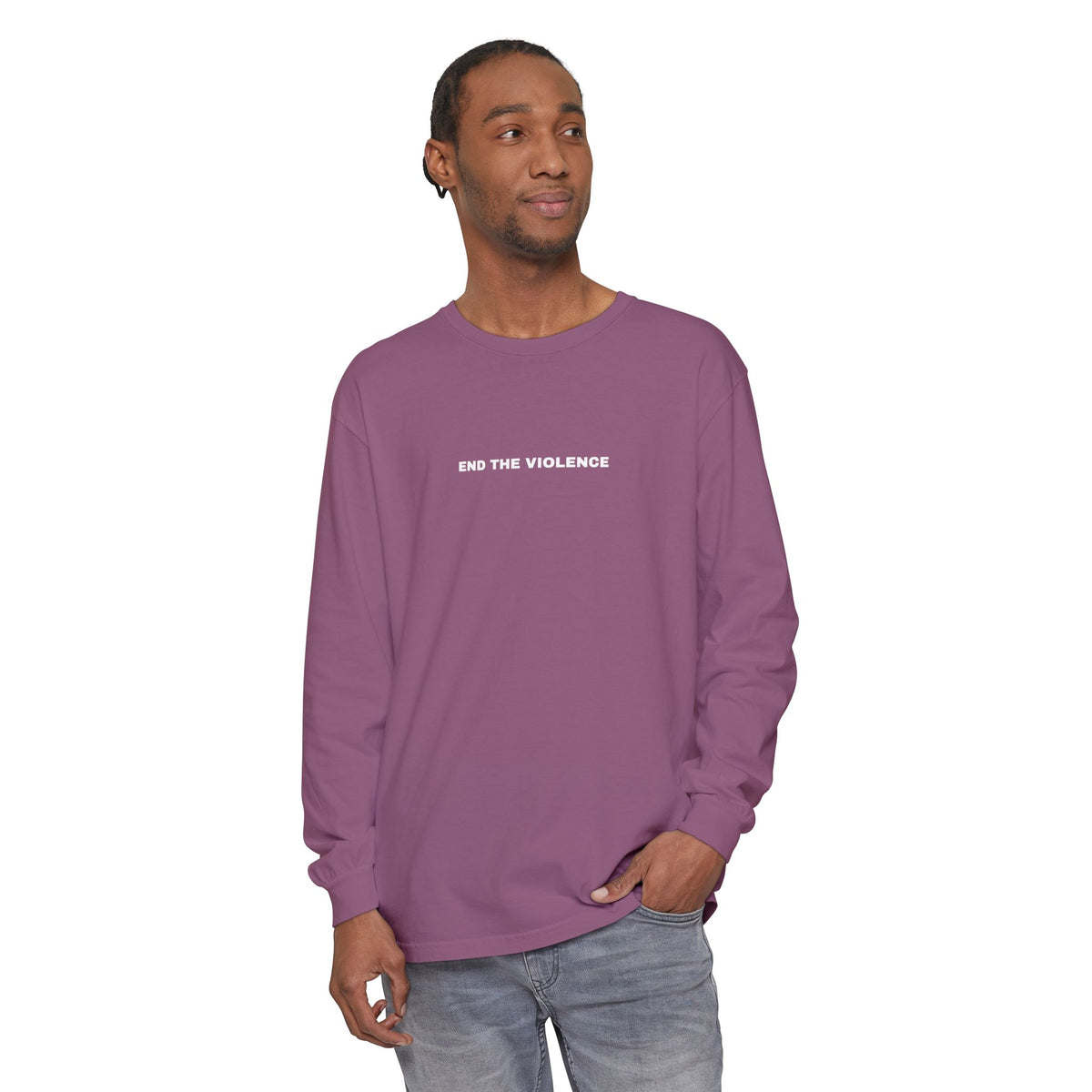 End The Violence Long Sleeve Tee
