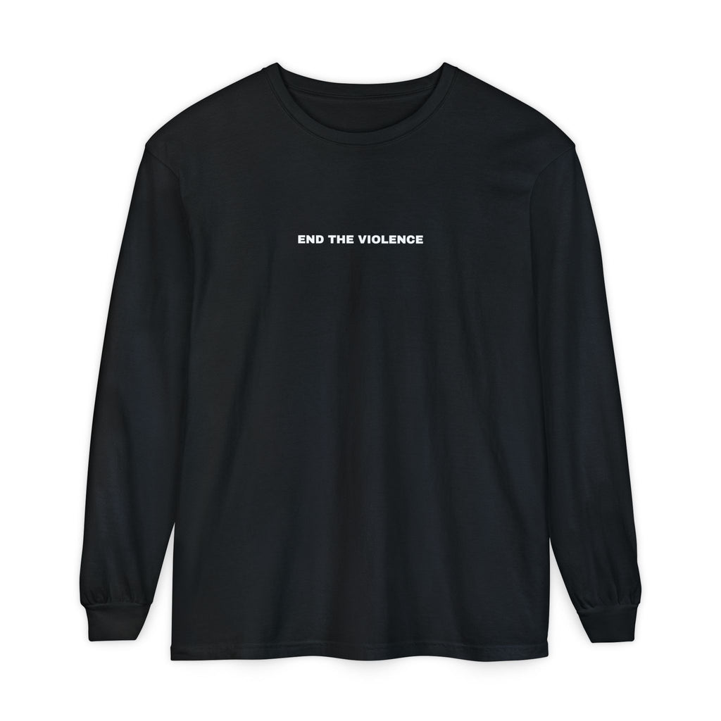 End The Violence Long Sleeve Tee