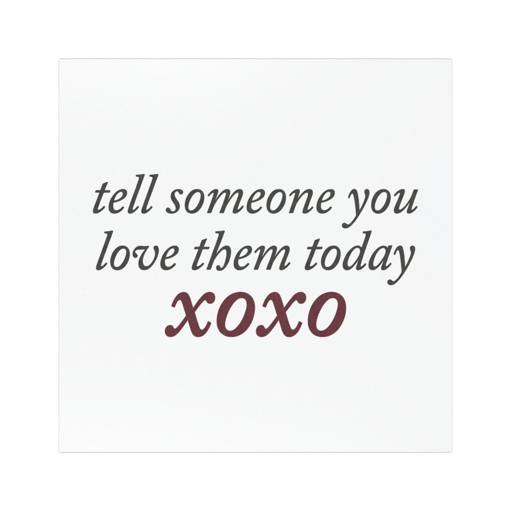 'xoxo' Car Magnet
