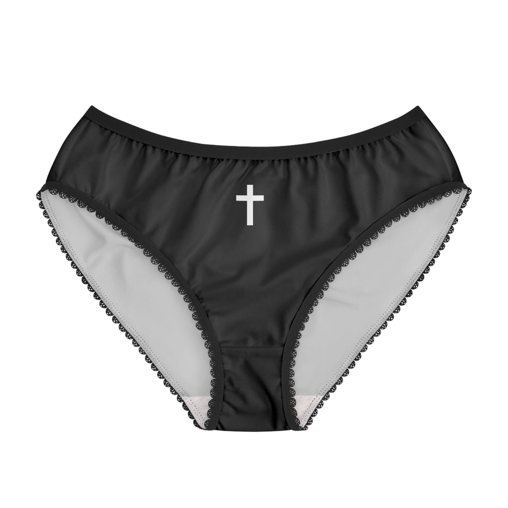 Cross Lace Trim Panty