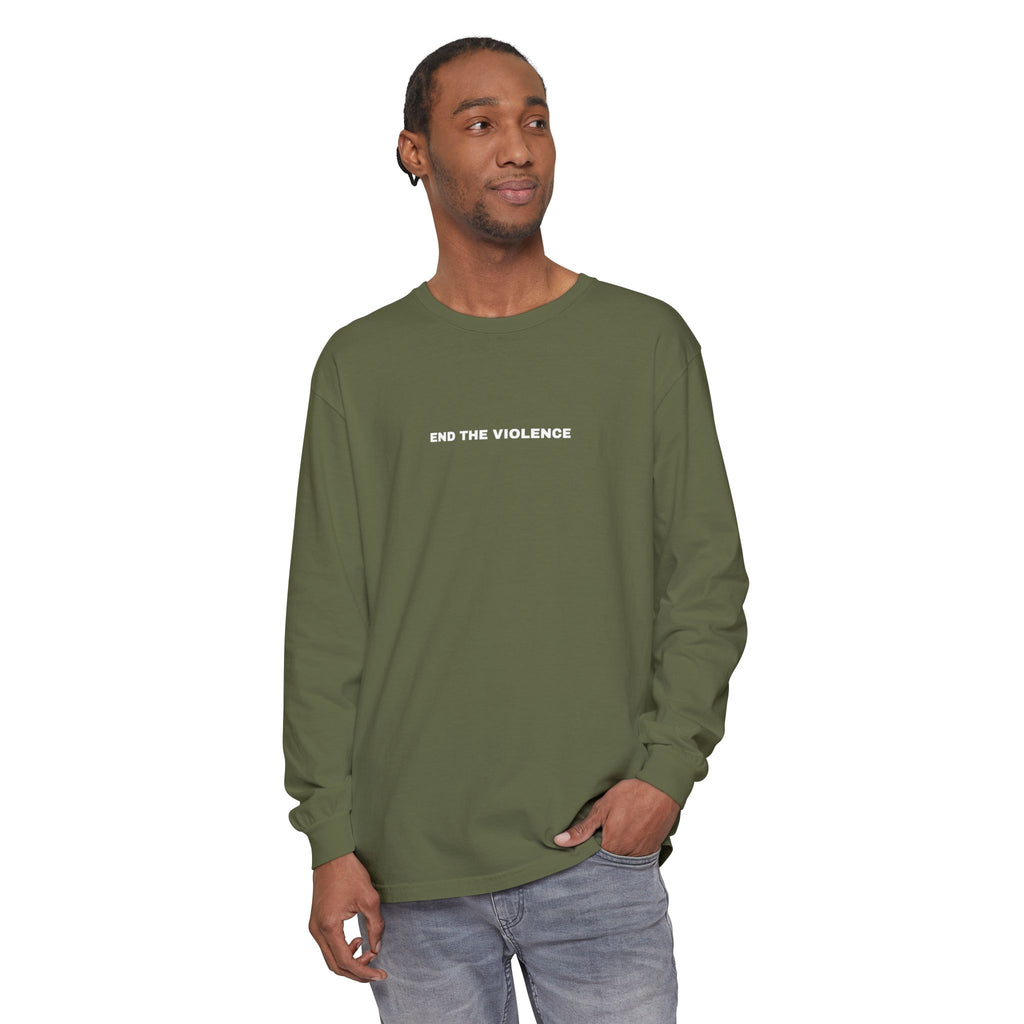 End The Violence Long Sleeve Tee