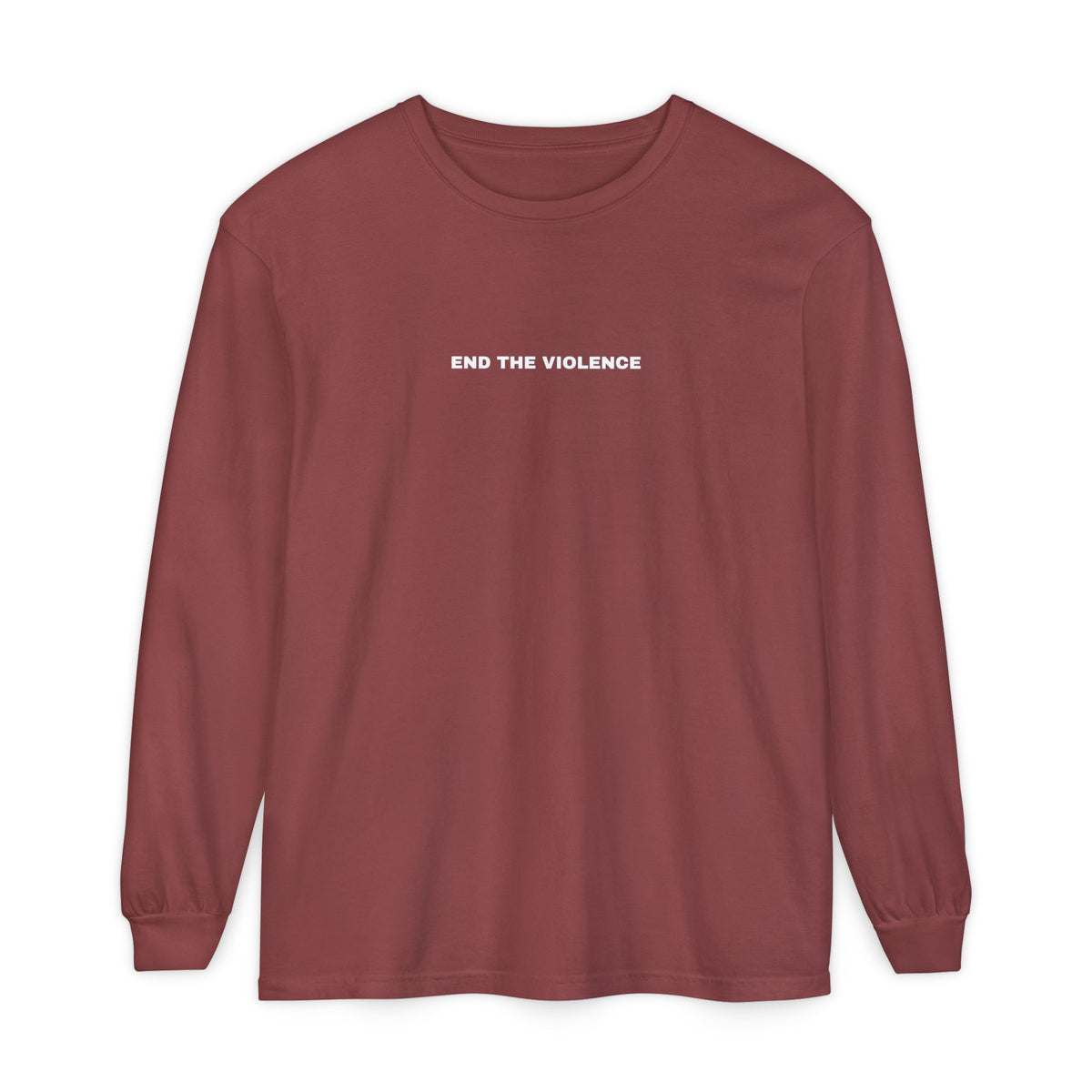 End The Violence Long Sleeve Tee