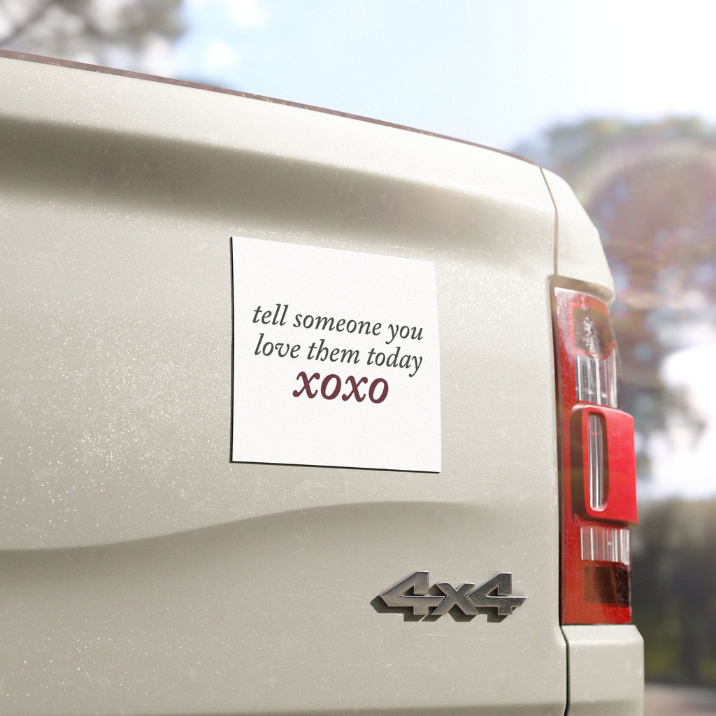 'xoxo' Car Magnet