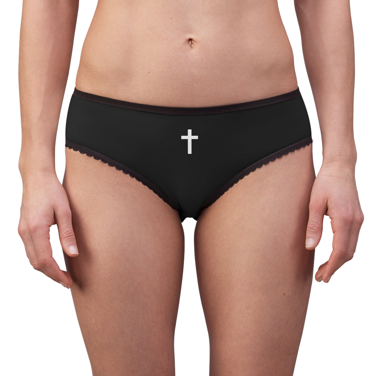 Cross Lace Trim Panty
