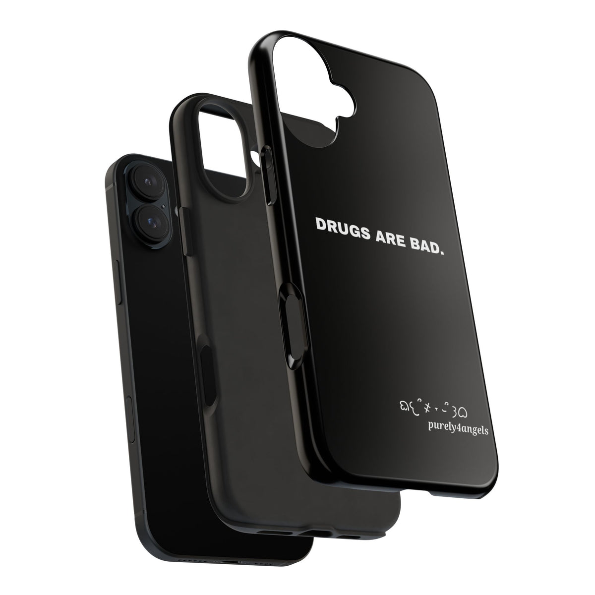 Drugs Are Bad Tough Phone Cases