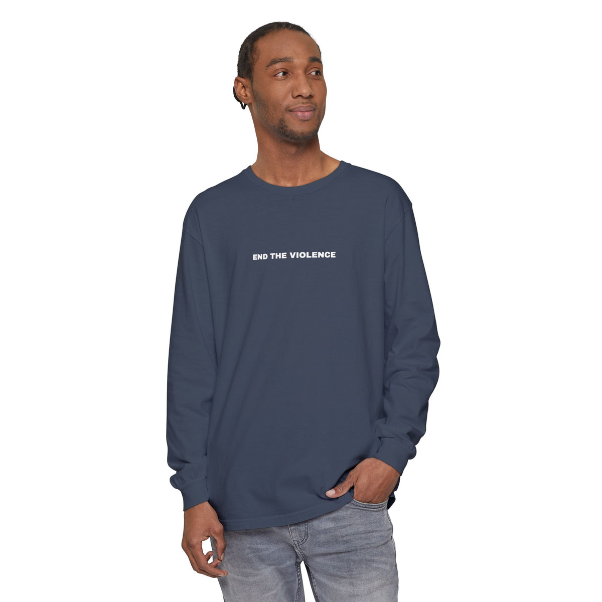 End The Violence Long Sleeve Tee