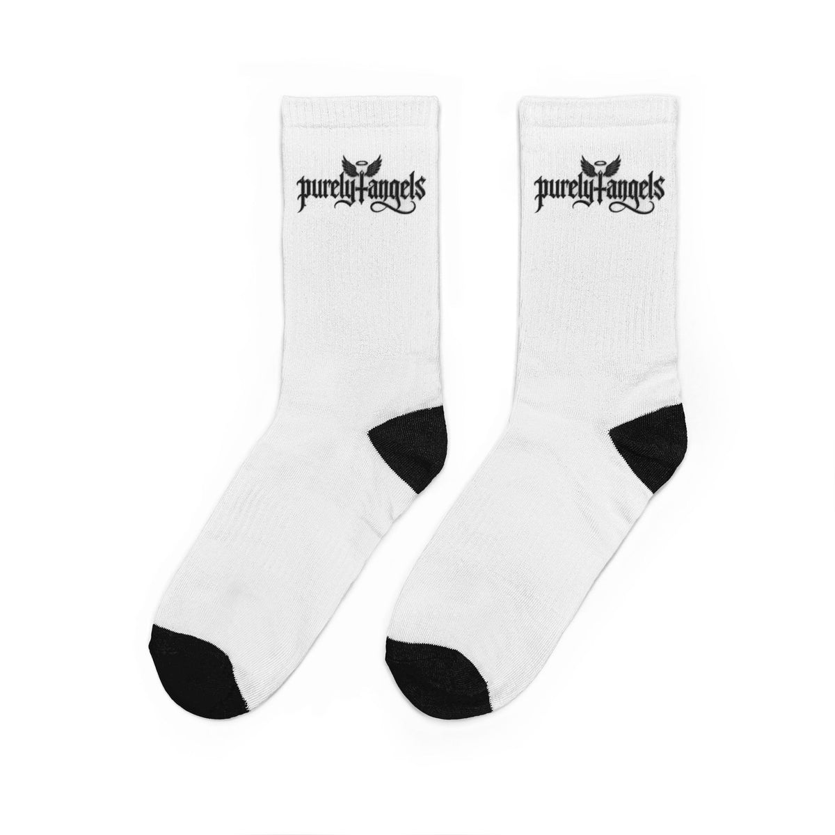 Purely Angels Unisex Padded Crew Socks