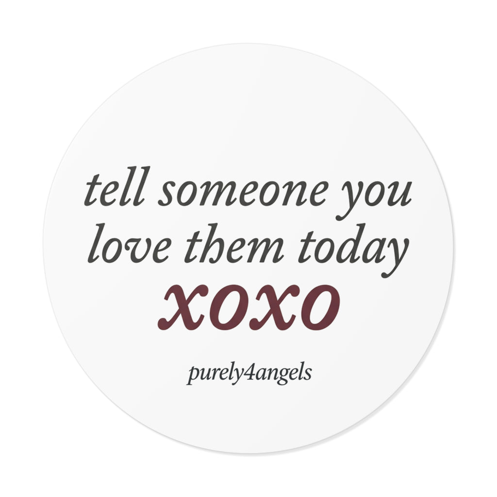 'xoxo' Vinyl Sticker