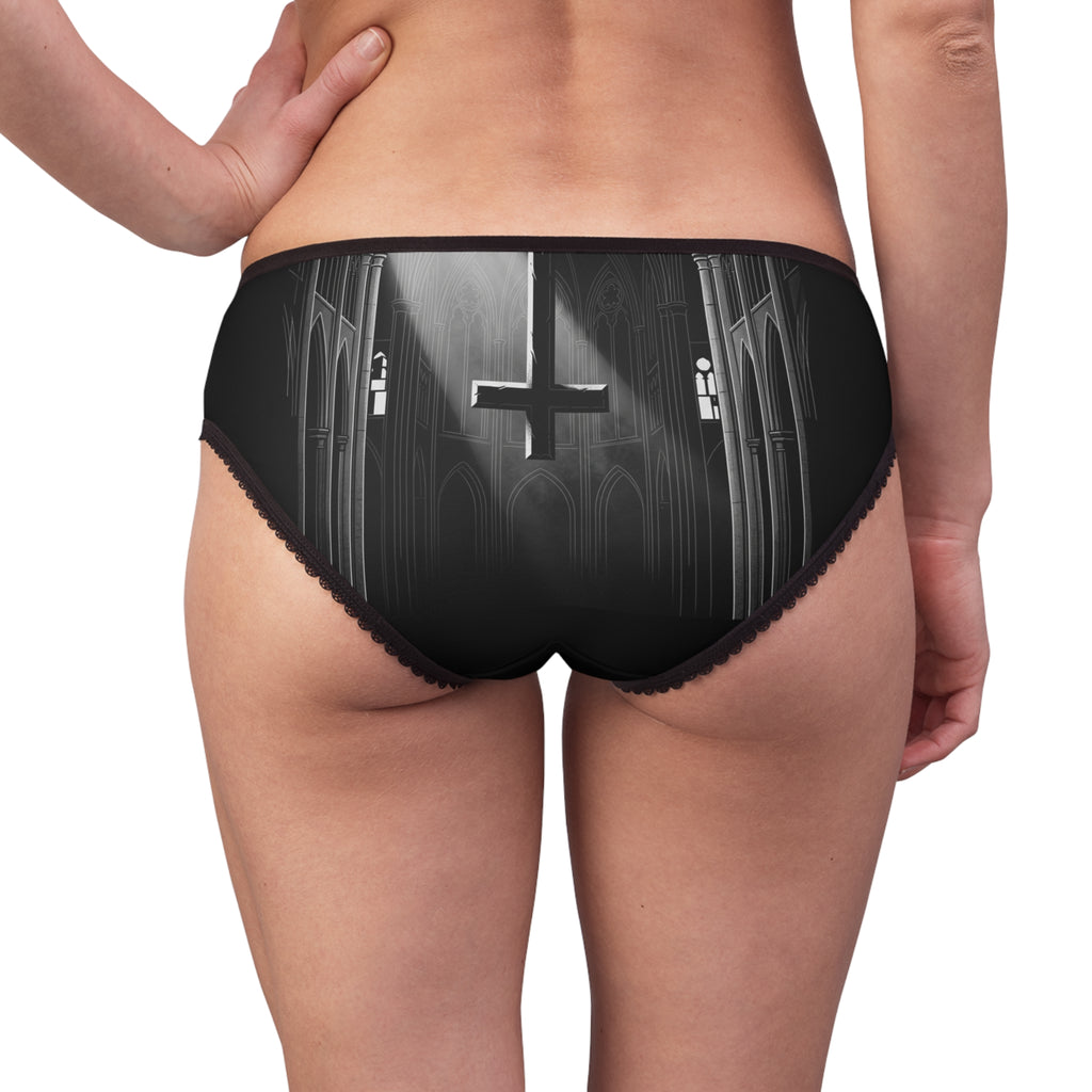 Goth Girls Lace Trim Panty