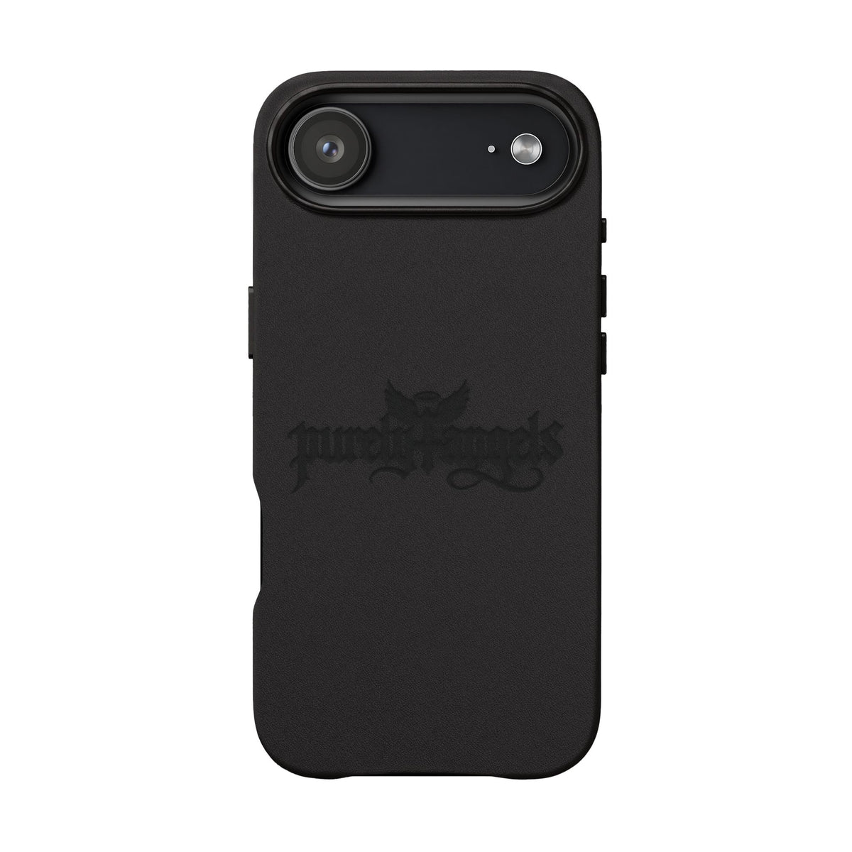 Purely4angels Engraved PU Leather Phone Case