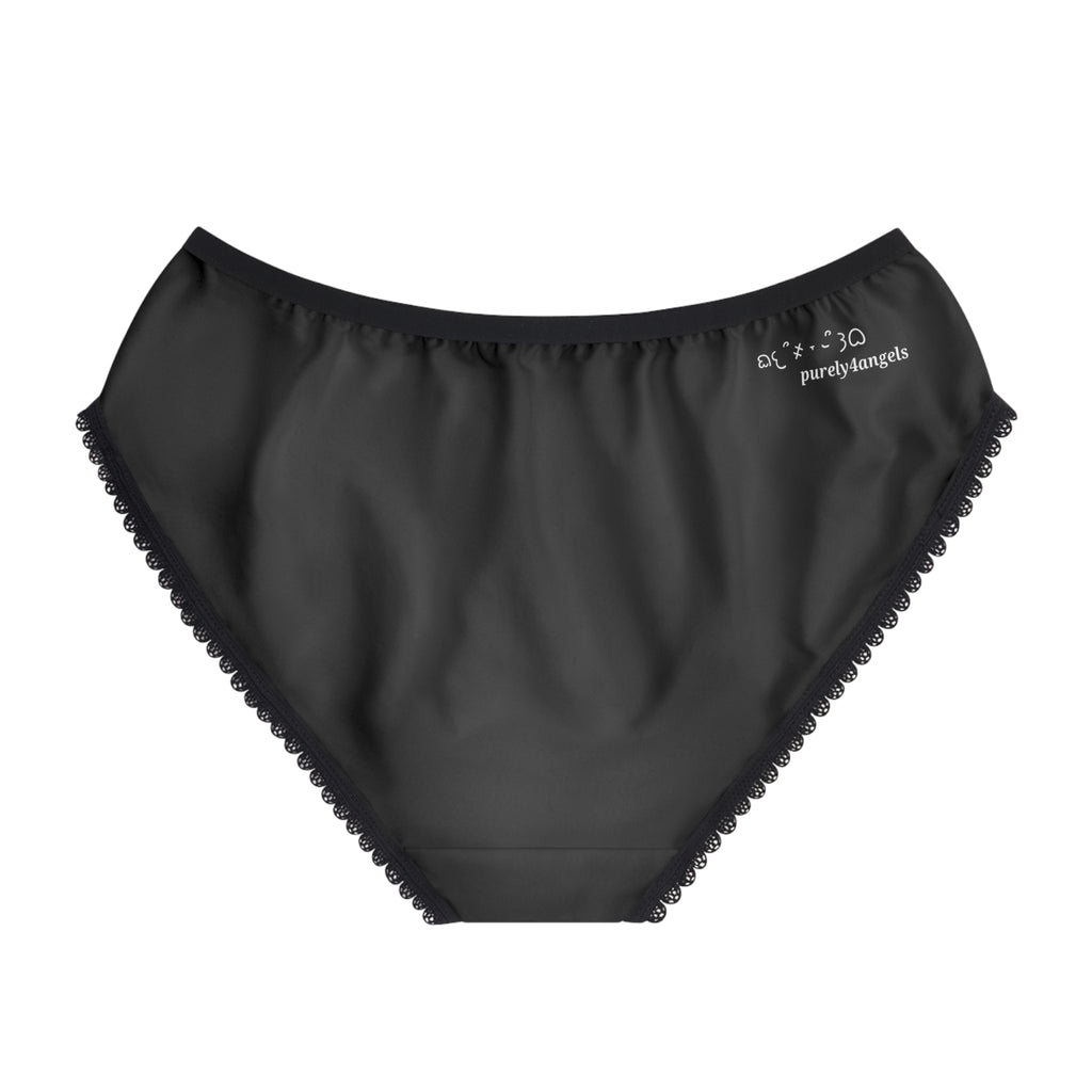 Emo Bitches Love Me Lace Trim Panty