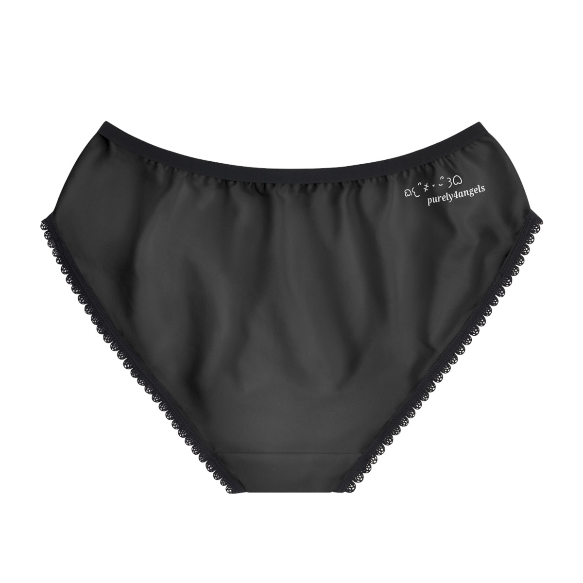Emo Bitches Love Me Lace Trim Panty