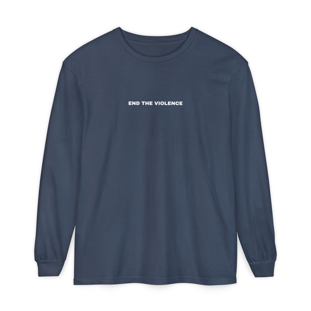 End The Violence Long Sleeve Tee
