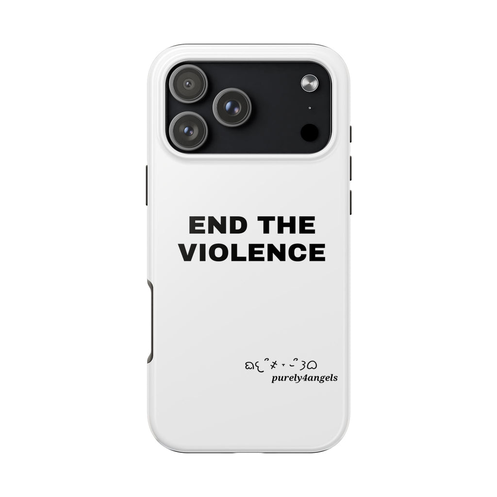 End The Violence Tough Phone Cases