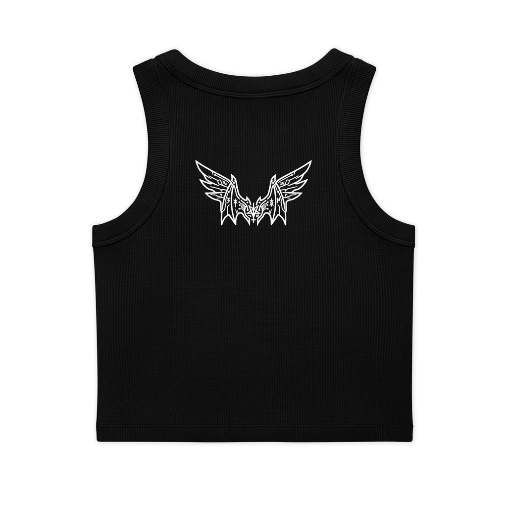 UR WIFE Organic Cropped Ribbed Tank
