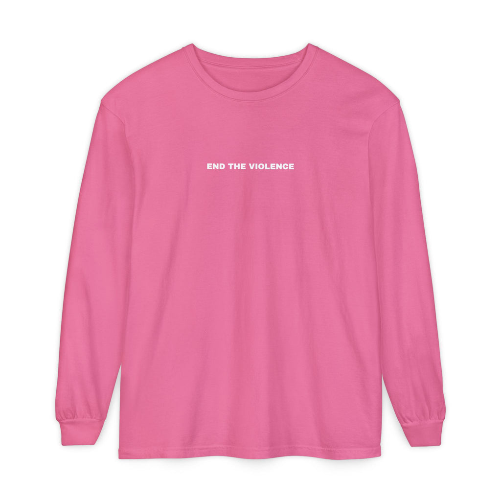 End The Violence Long Sleeve Tee