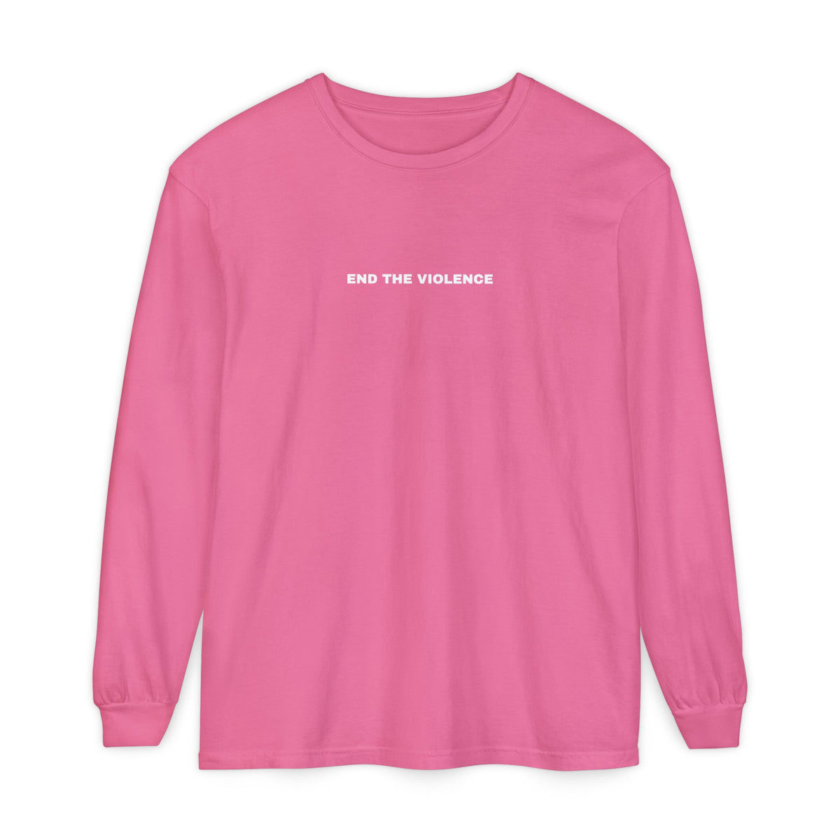 End The Violence Long Sleeve Tee