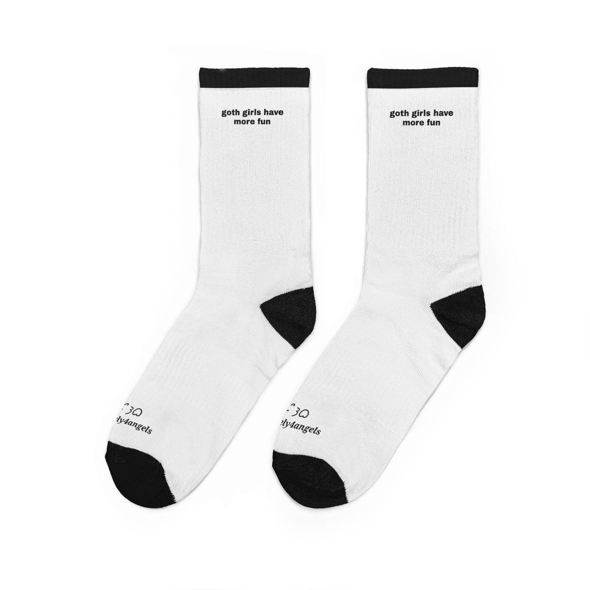 Goth Girls Unisex Padded Crew Socks