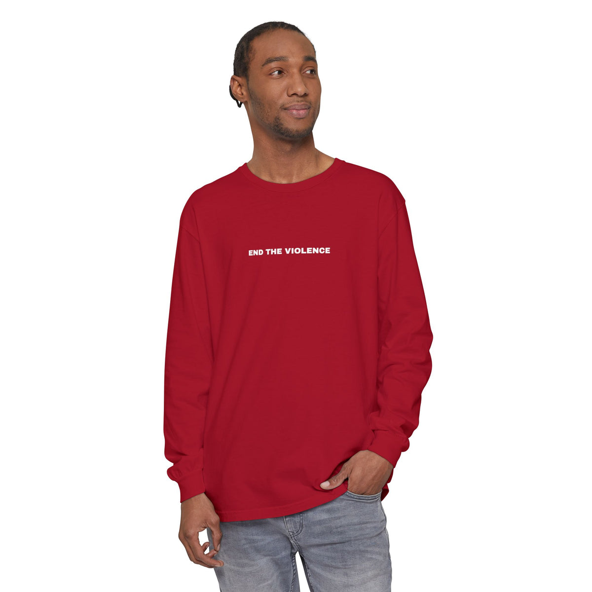 End The Violence Long Sleeve Tee