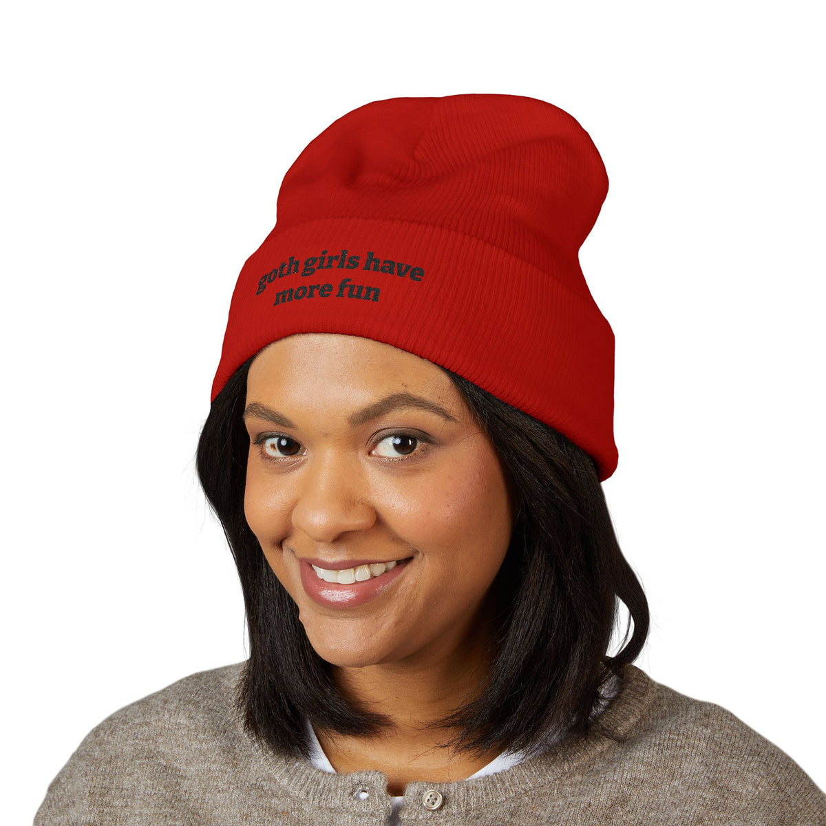Goth Girls Have More Fun Beanie