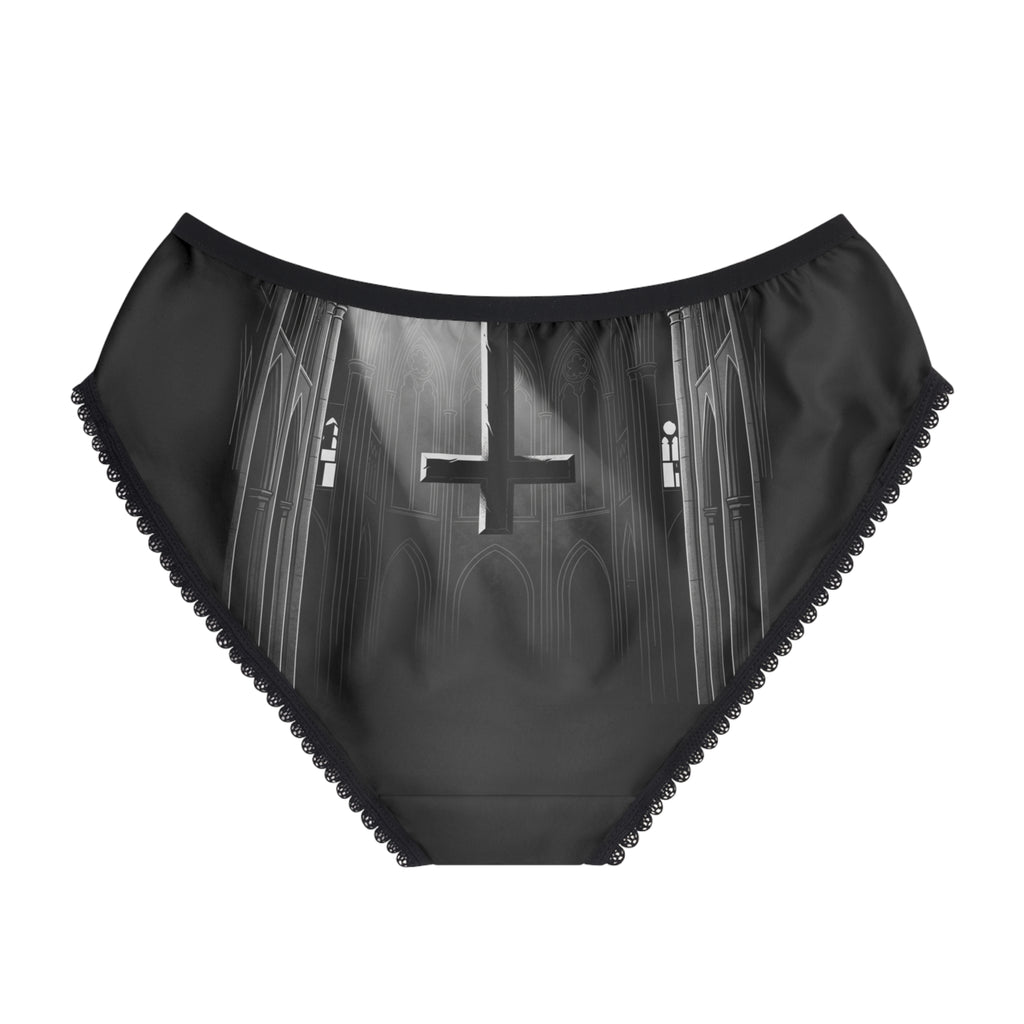 Goth Girls Lace Trim Panty