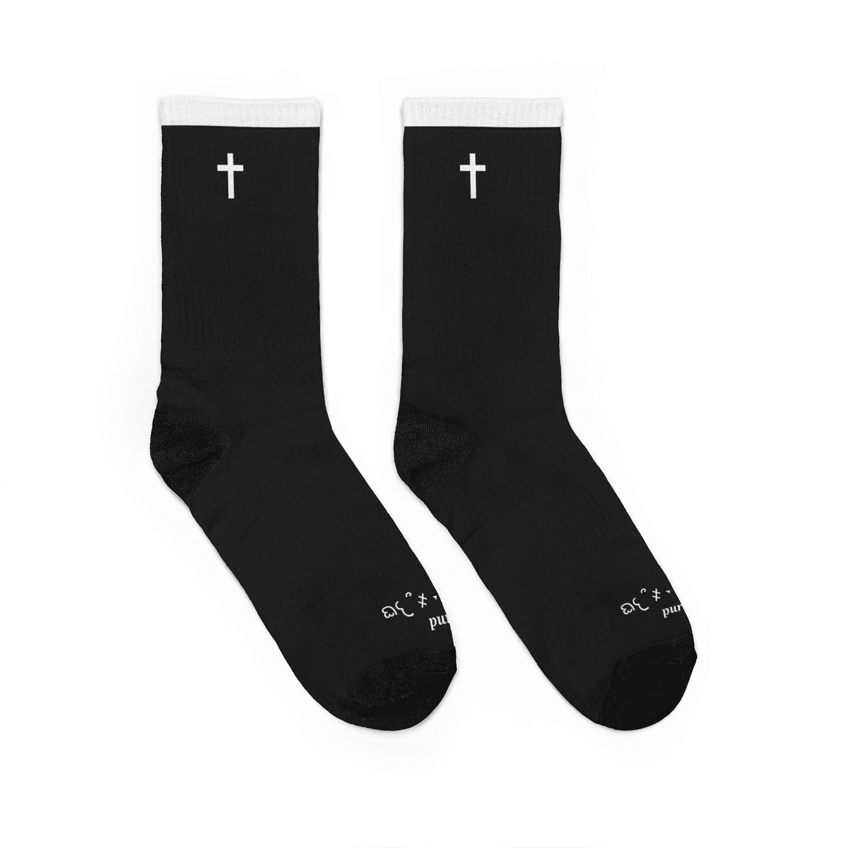 Cross Padded Crew Socks