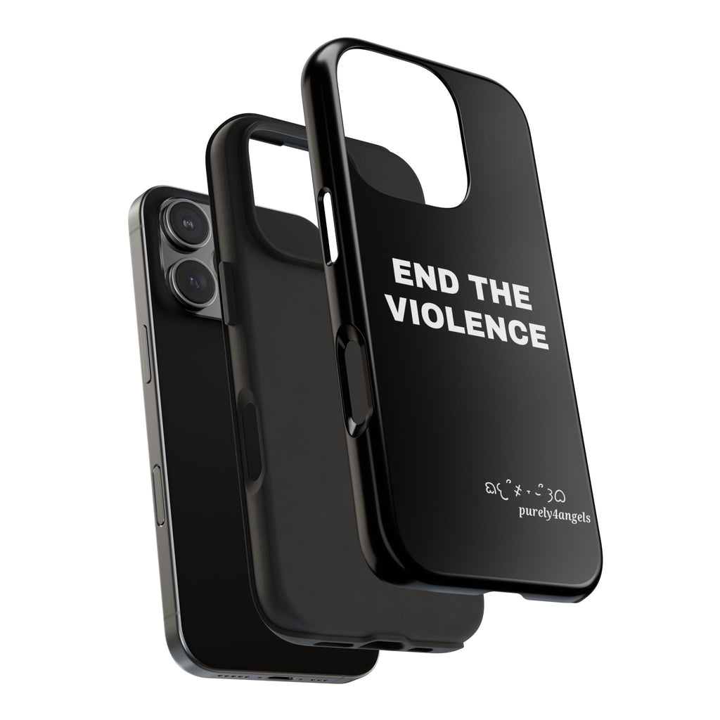End The Violence Tough Phone Cases
