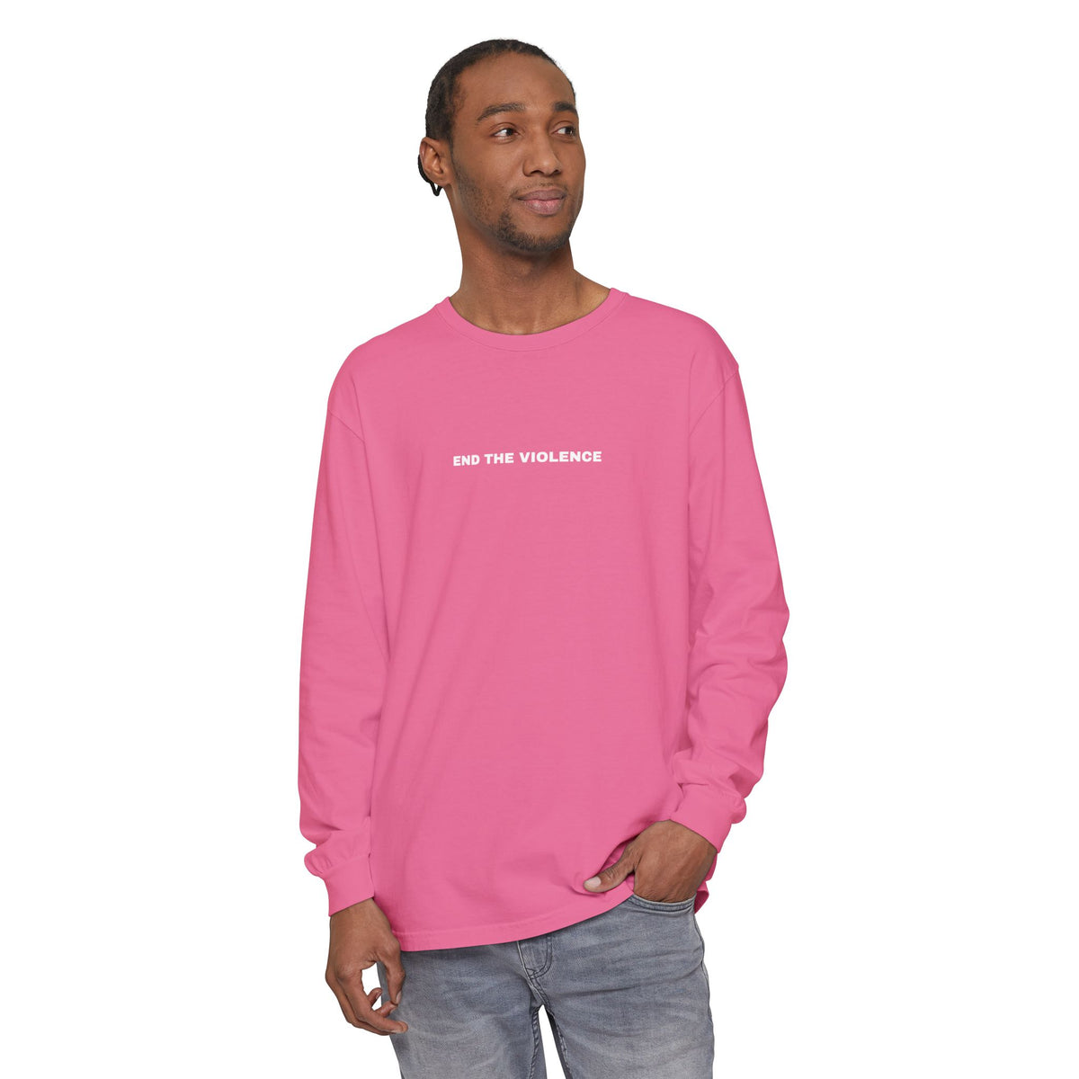 End The Violence Long Sleeve Tee