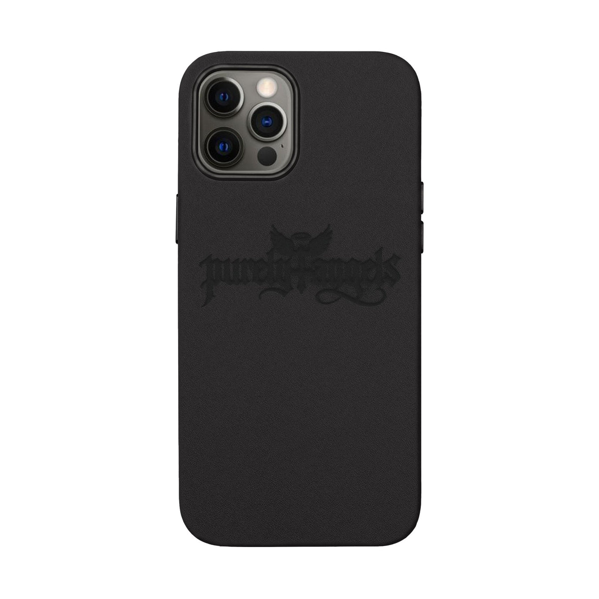 Purely4angels Engraved PU Leather Phone Case
