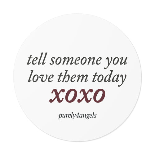 'xoxo' Vinyl Sticker