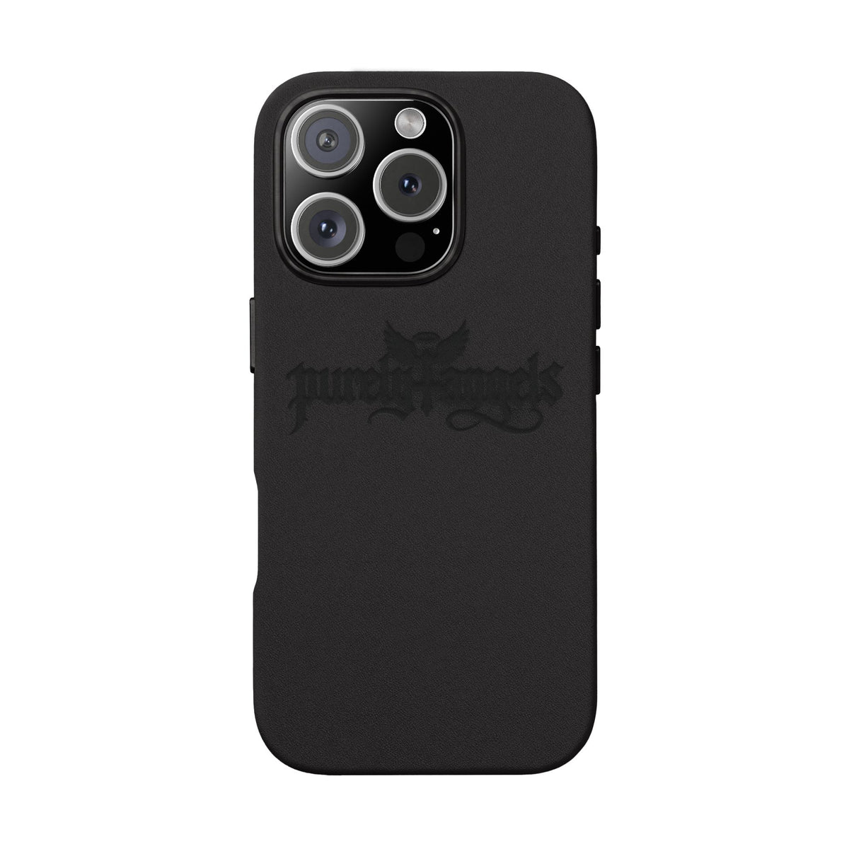 Purely4angels Engraved PU Leather Phone Case