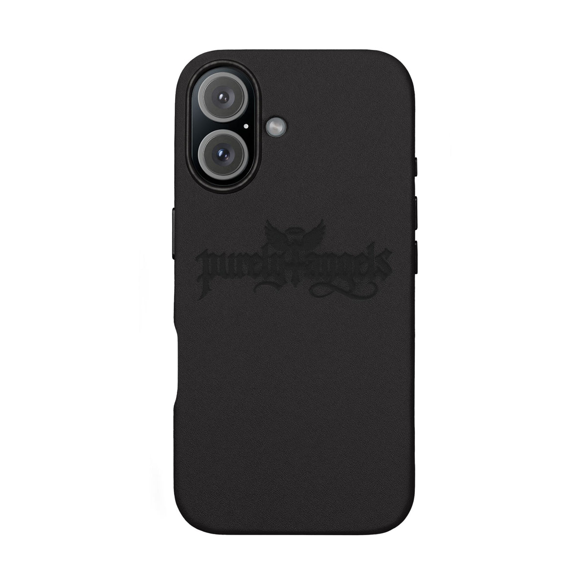 Purely4angels Engraved PU Leather Phone Case