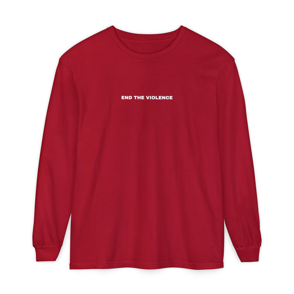 End The Violence Long Sleeve Tee